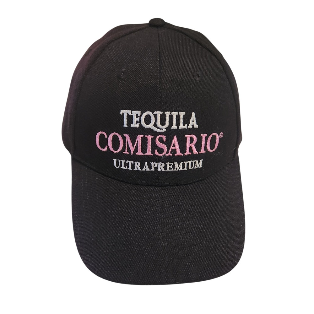 Tequila Comisario‎ Ultra Premium Black Baseball Cap Embroidered Logo Men
